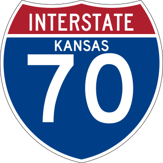 Interstate 70 in Kansas